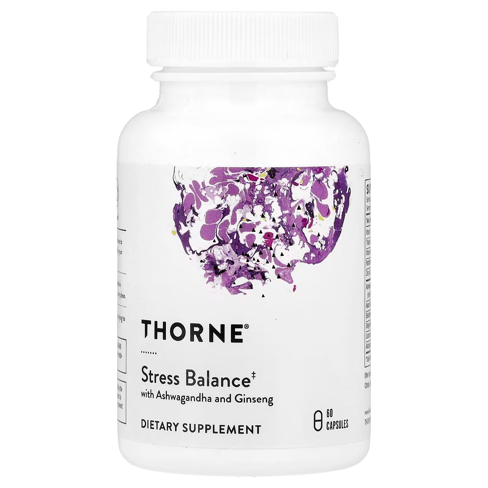 THORNE Stress Balance KSM-66 Ashwagandha Ginseng & Active B6 60 Capsules in Pakistan