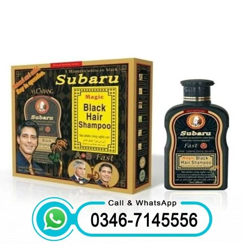 Mishlu Brands Subaru Magic Hair Color Shampoo Black