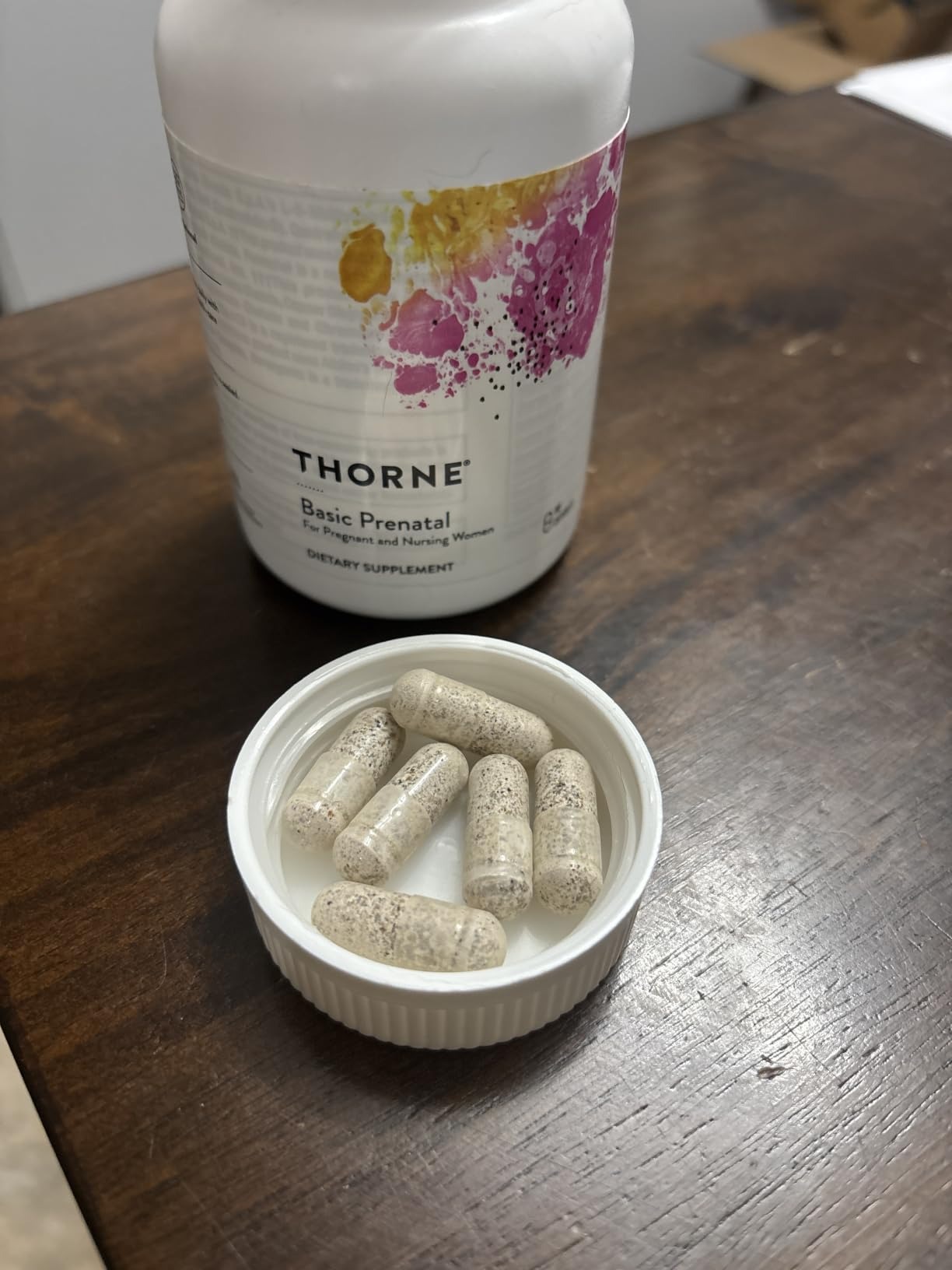 THORNE Basic Prenatal Includes Active Folate Choline & Iron 90 Capsules in Pakistan thumbnail 4