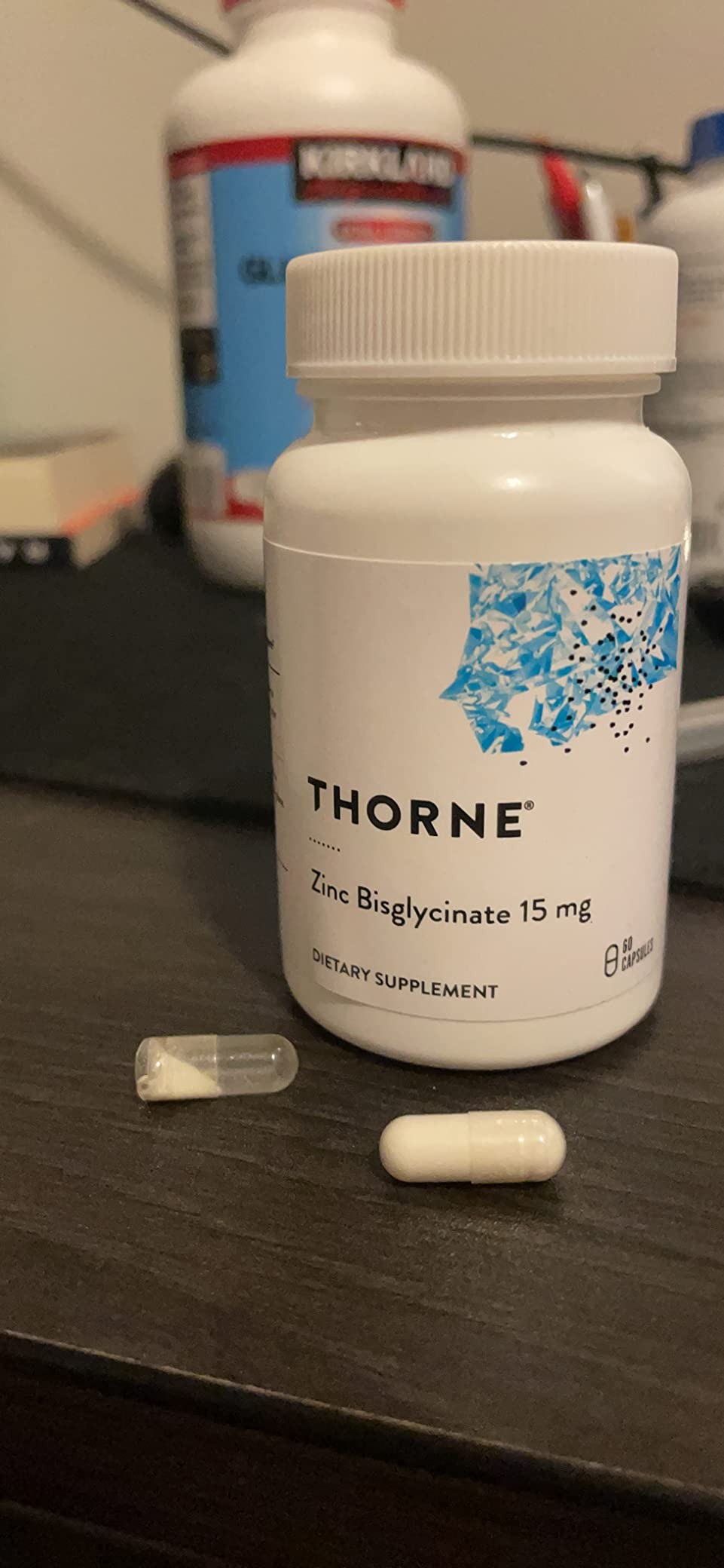 THORNE Zinc Bisglycinate 15 mg Highly Absorbable Zinc 60 Capsules in Pakistan thumbnail 4