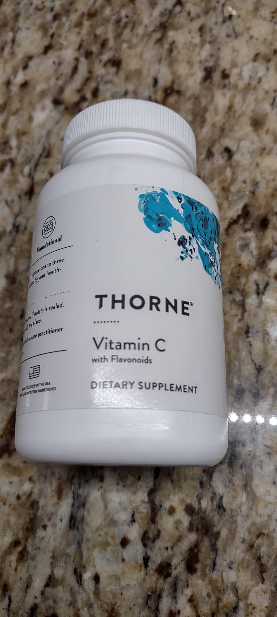 THORNE Vitamin C 500 mg Citrus Bioflavonoids from Oranges 90 Capsules in Pakistan thumbnail 4