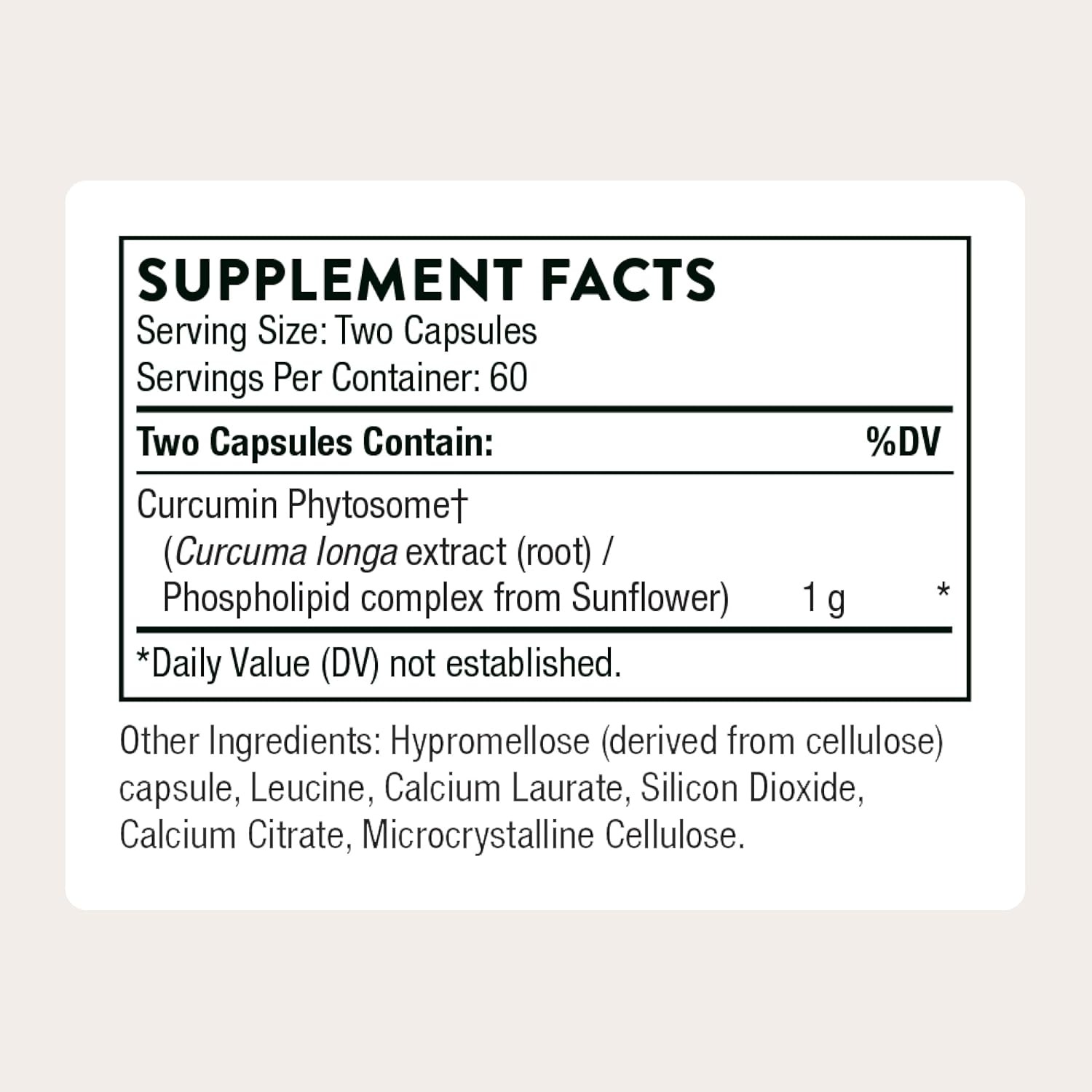 THORNE Curcumin Phytosome 1,000 mg Curcumin 120 Capsules in Pakistan thumbnail 4