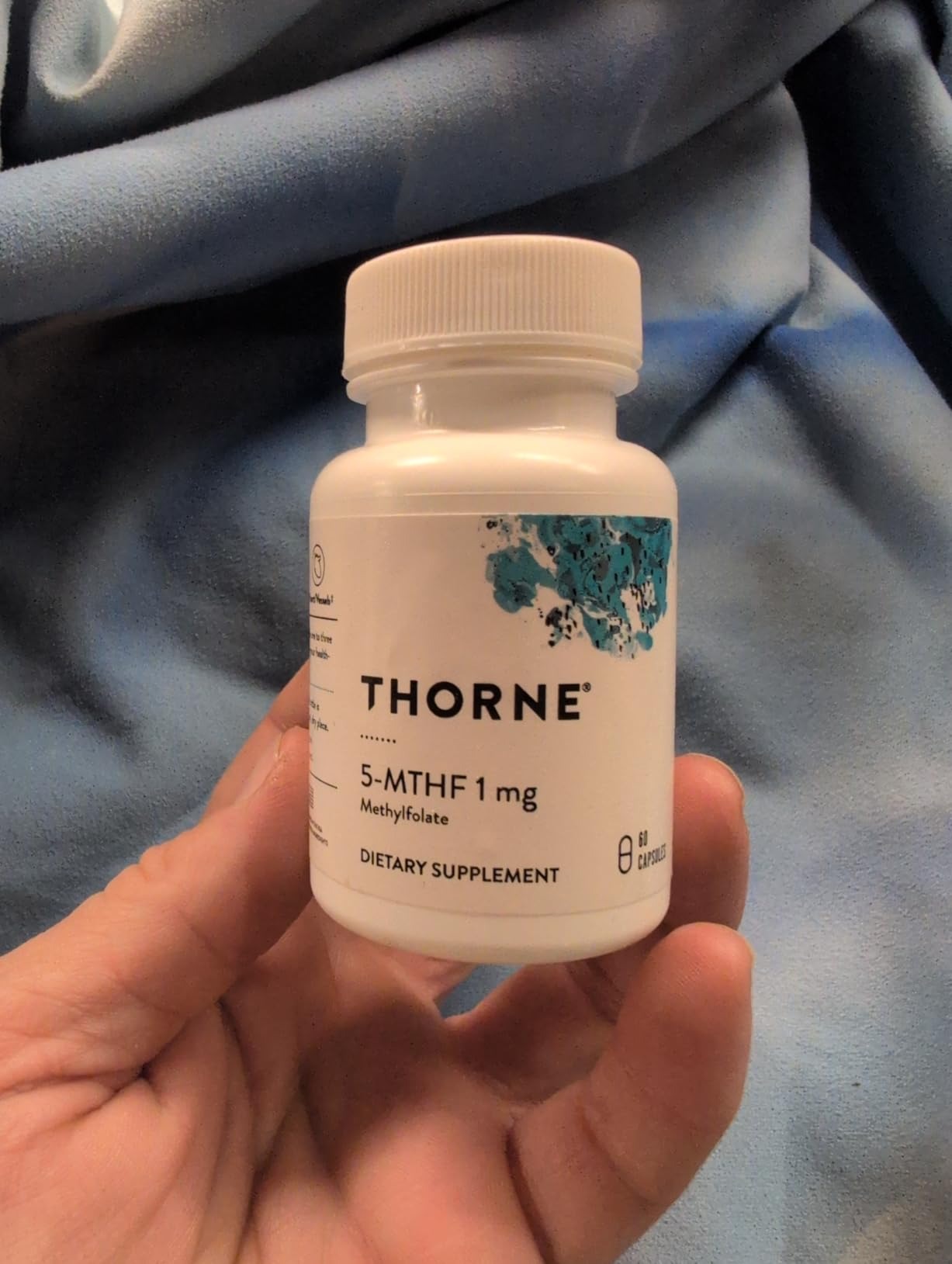 THORNE 5-MTHF 1 mg Active Methylfolate Vitamin B9 Supplement 60 Capsules in Pakistan thumbnail 2