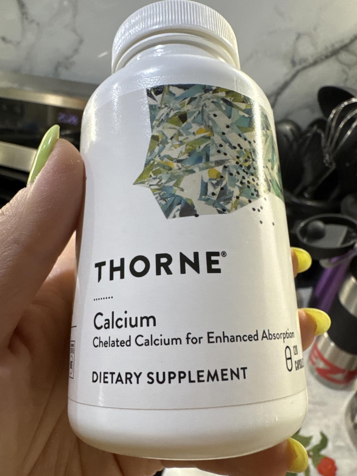 THORNE Calcium Chelated DiCalcium Malate Supplement 120 Capsules in Pakistan thumbnail 3