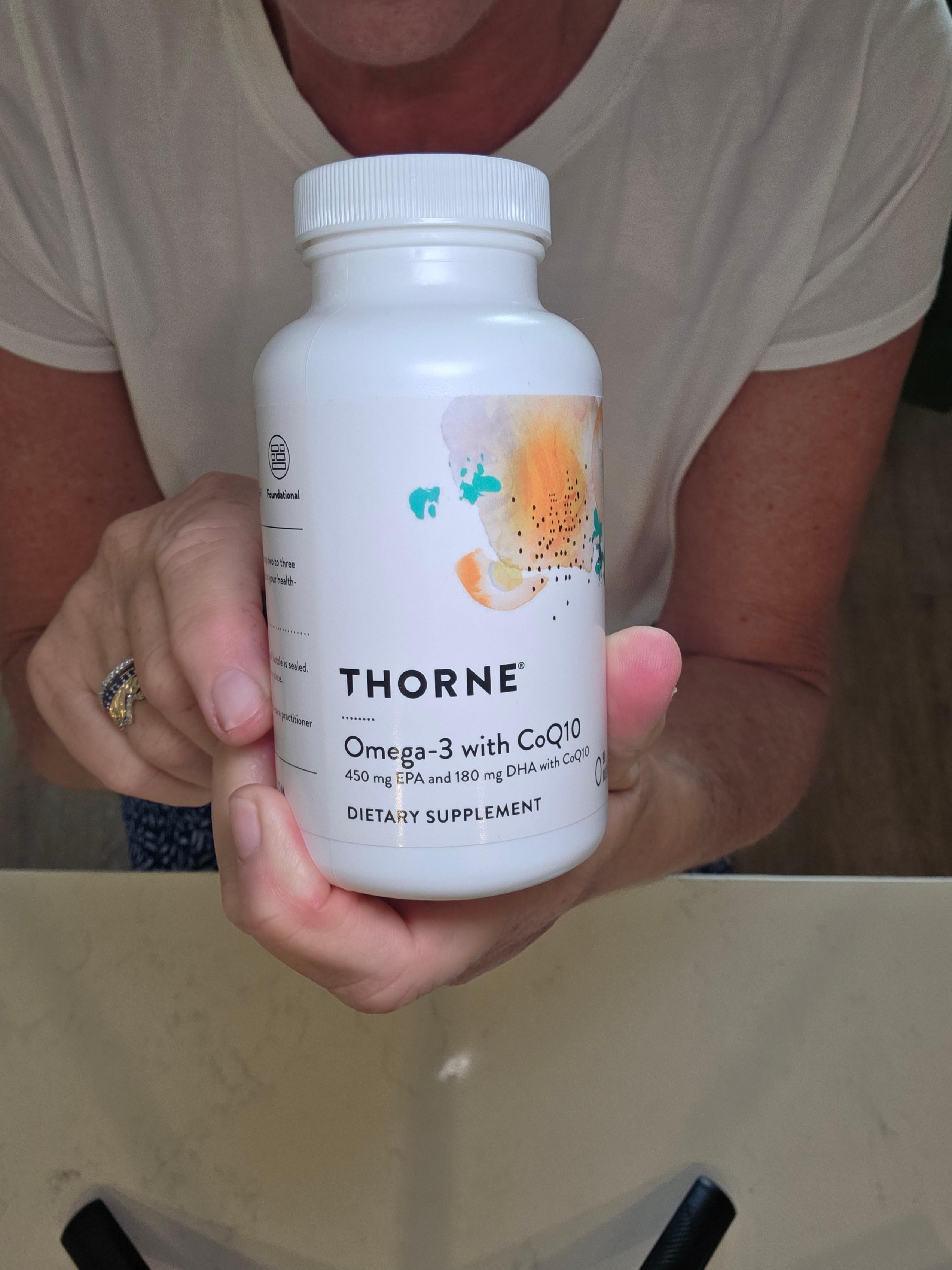 THORNE Omega-3 with CoQ10 Fish Oil Supplement with EPA & DHA 90 Softgels in Pakistan thumbnail 2