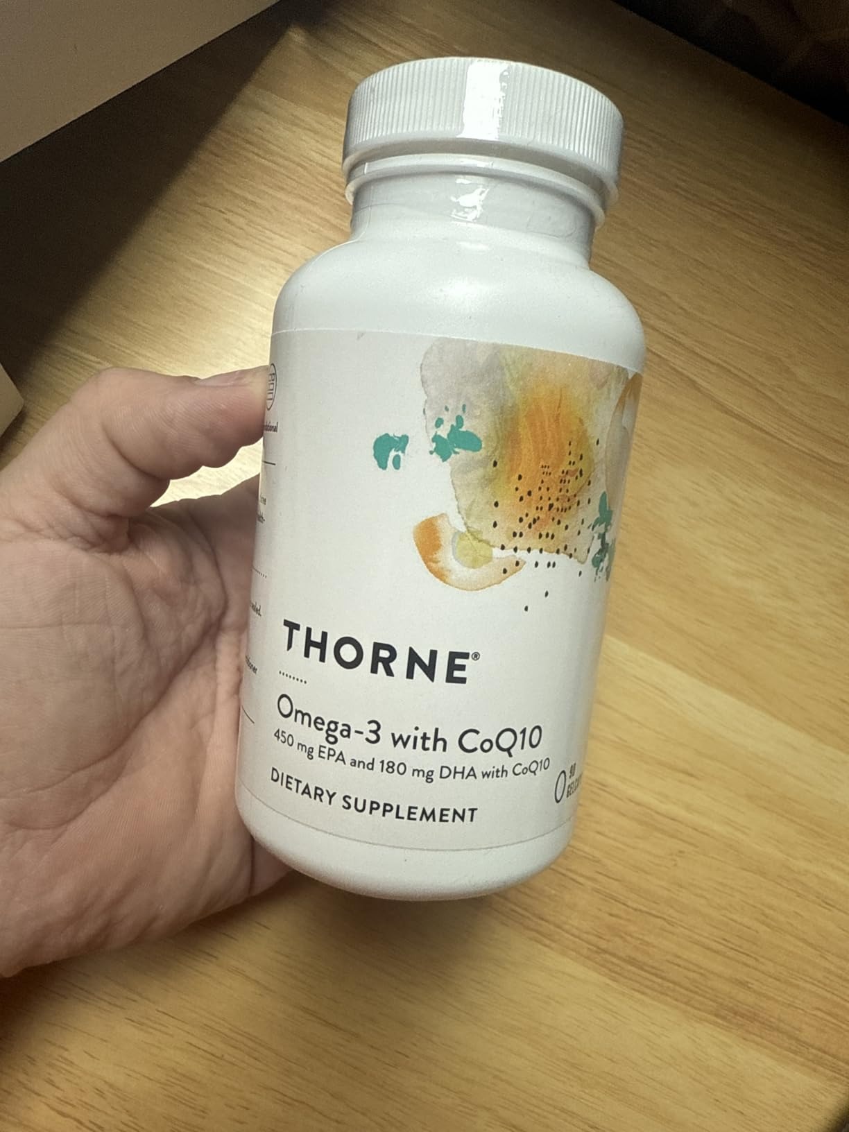 THORNE Omega-3 with CoQ10 Fish Oil Supplement with EPA & DHA 90 Softgels in Pakistan thumbnail 3
