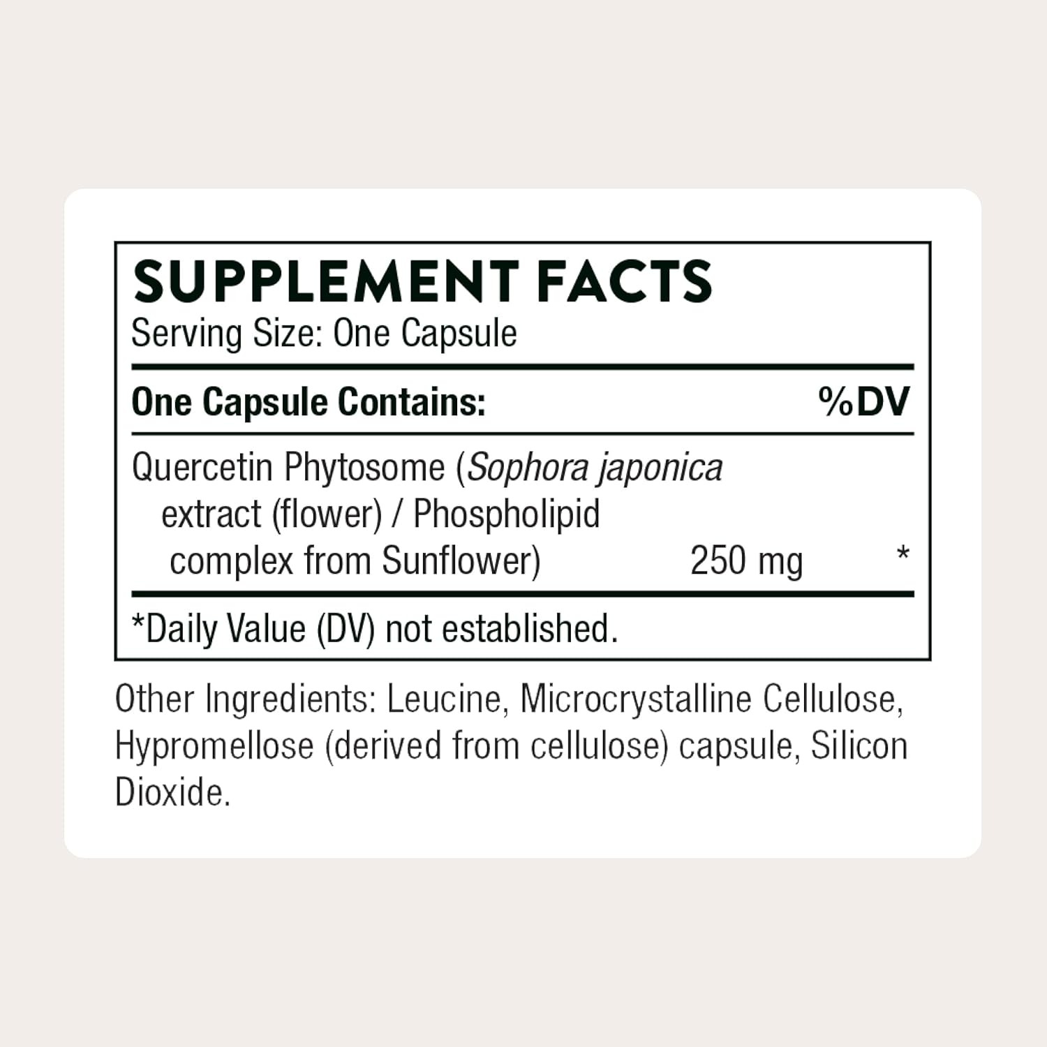 THORNE Quercetin Phytosome Highly Bioavailable Quercetin 60 Capsules in Pakistan thumbnail 4