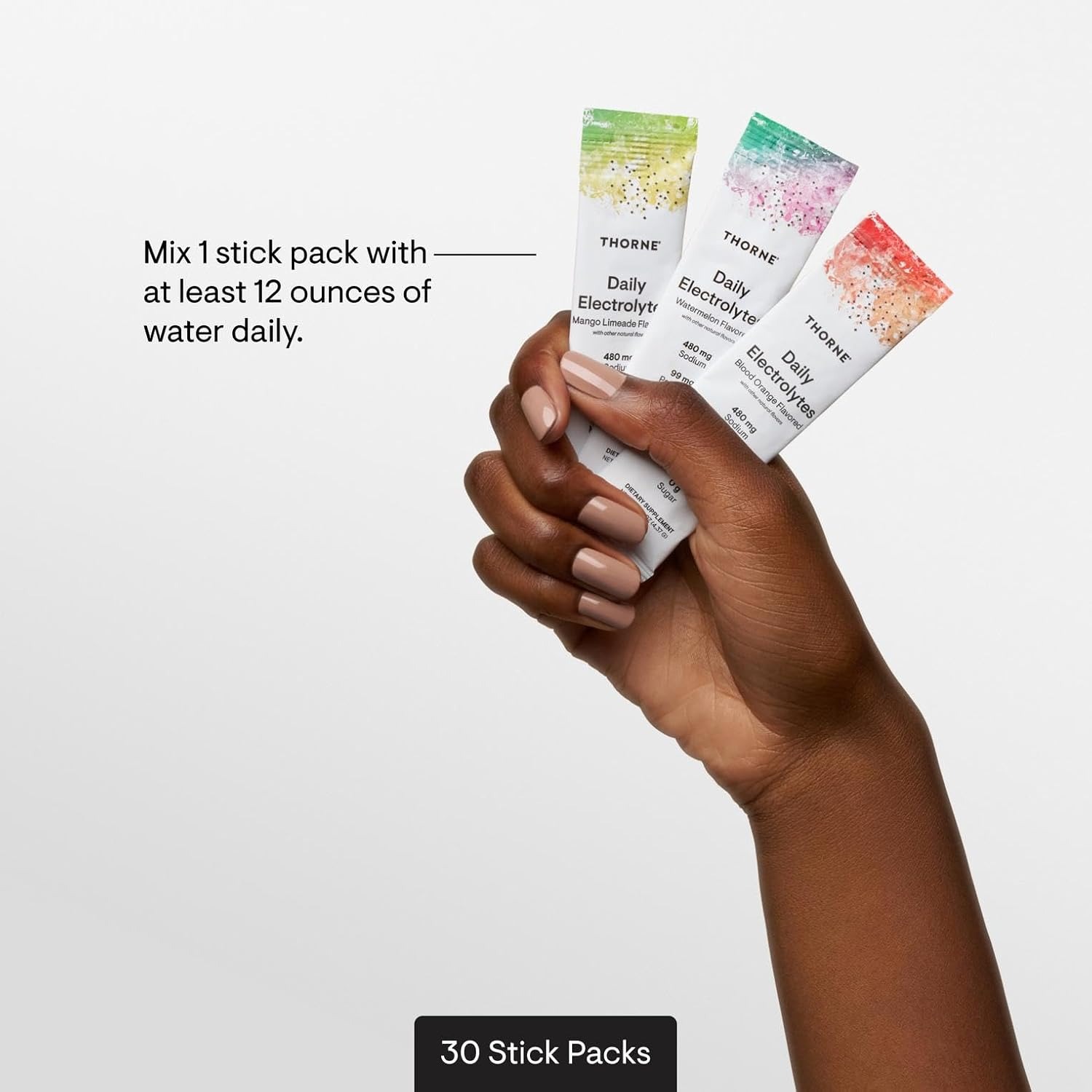 THORNE Daily Electrolytes Electrolyte Powder Drink Mix 30 Stick Packs in Pakistan thumbnail 2