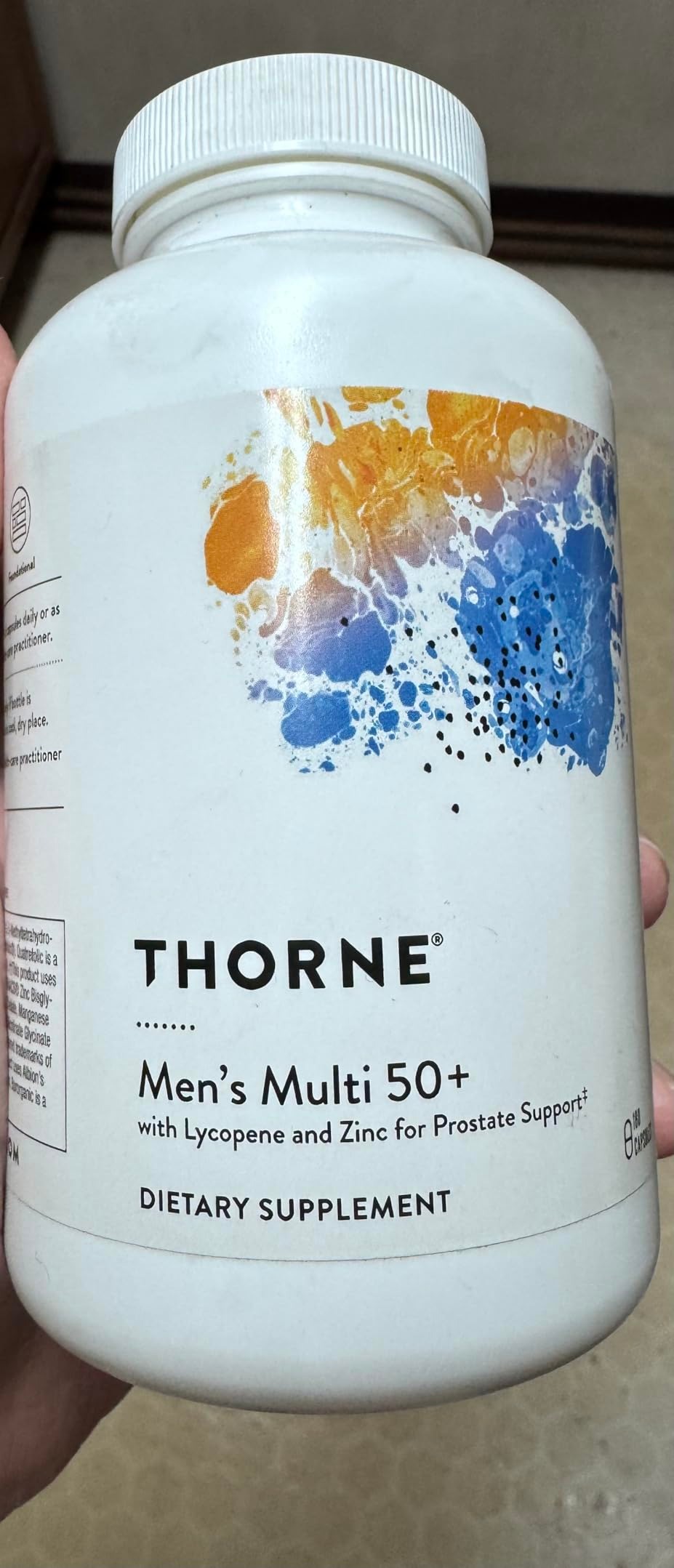 THORNE Men's Multi 50+ Comprehensive Daily Multi-Vitamin 180 Capsules in Pakistan thumbnail 3