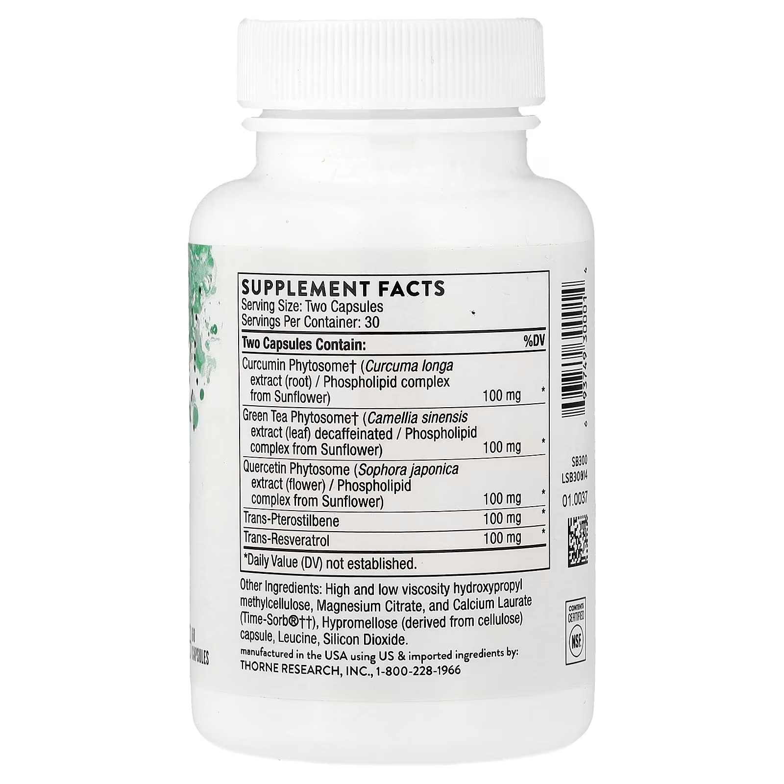 THORNE Resveratrol Complex Supports Healthy Aging 60 Capsules in Pakistan thumbnail 2