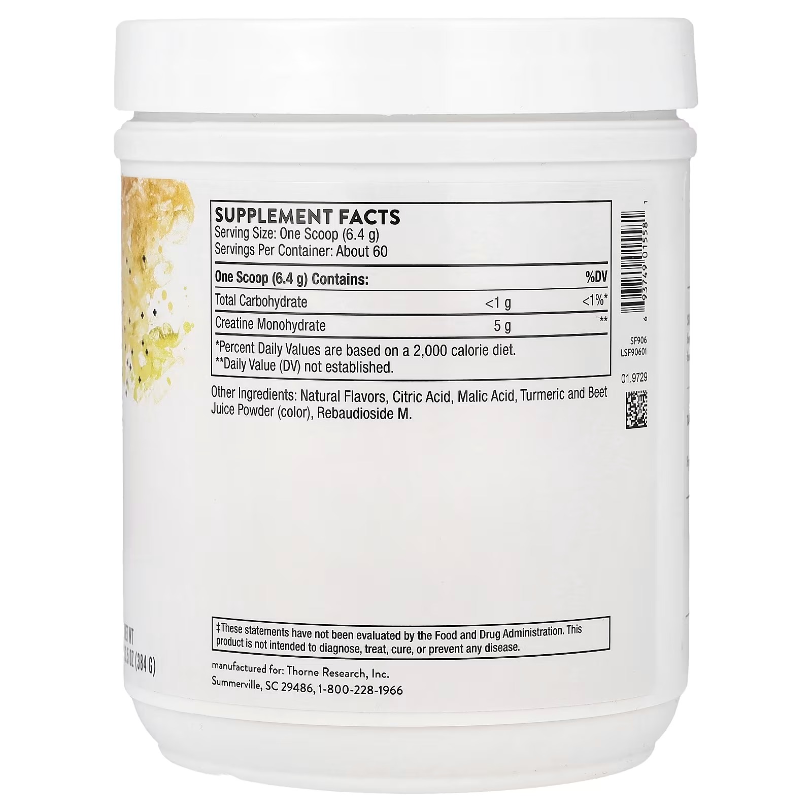 THORNE Creatine Micronized Creatine Monohydrate Powder in Pakistan thumbnail 2