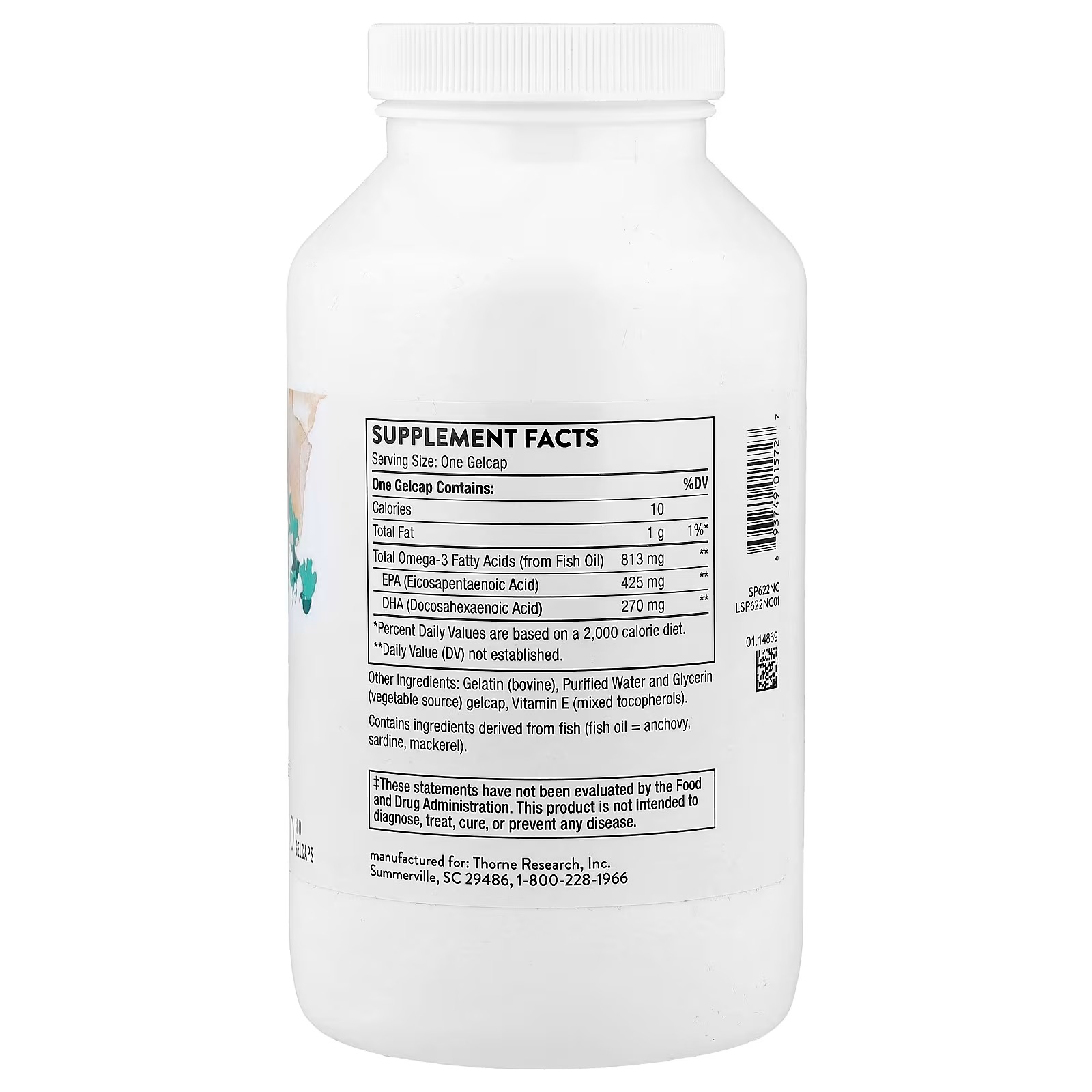 THORNE Super EPA Omega-3 Fish Oil Supplement with EPA & DHA 180 Softgels in Pakistan thumbnail 2