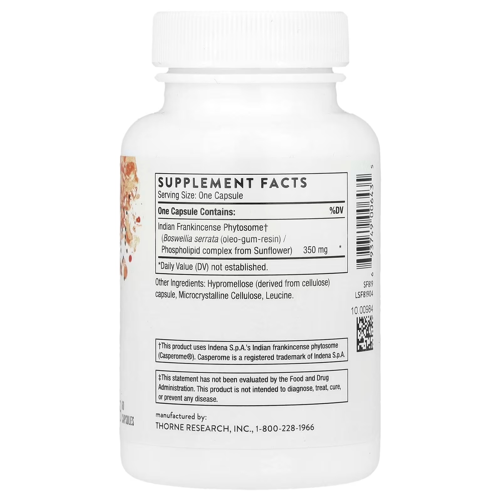 Thorne Boswellia Phytosome 60 Capsules in Pakistan thumbnail 2