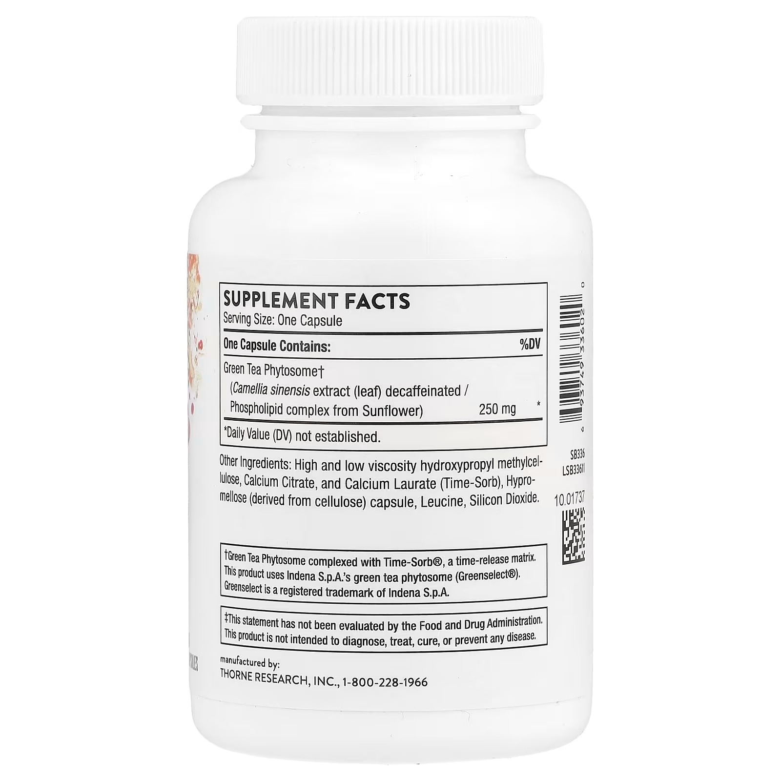 Thorne Green Tea Phytosome 60 Capsules in Pakistan thumbnail 2