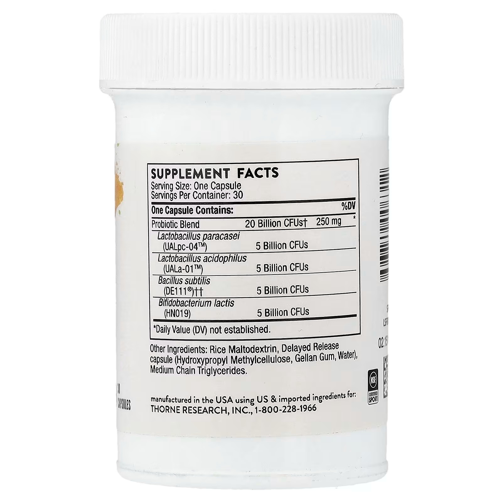 Thorne FloraSport 20B® 30 Capsules in Pakistan thumbnail 2