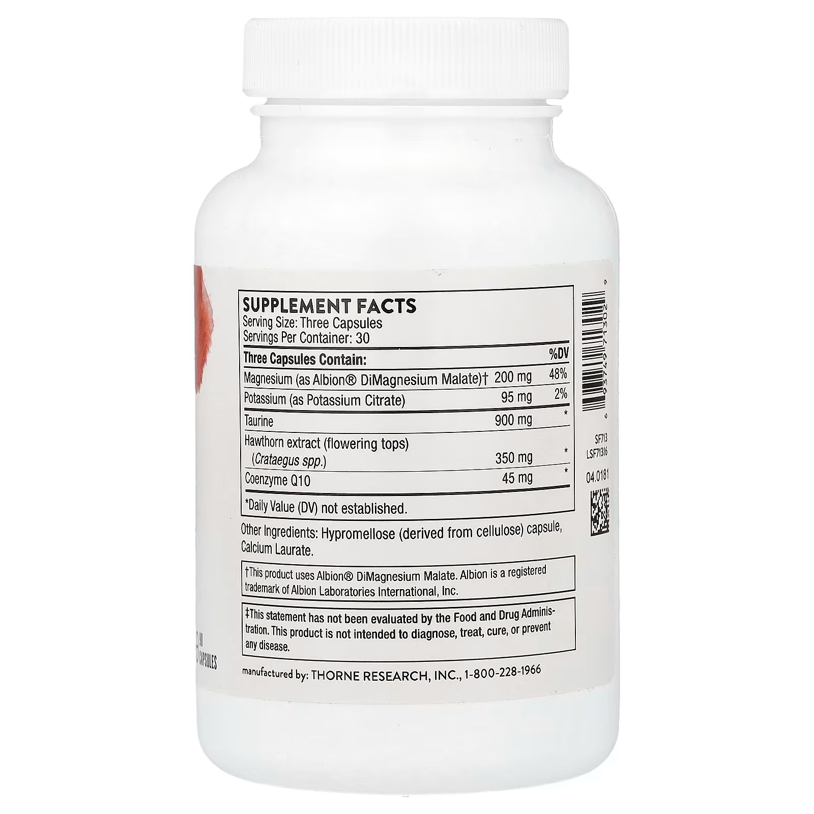 Thorne Heart Health Complex with CoQ10 and Hawthorn 90 Capsules in Pakistan thumbnail 2