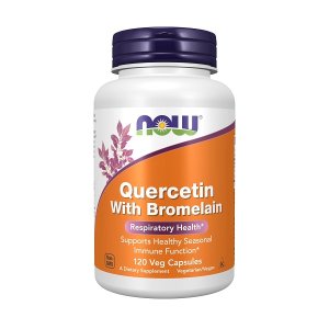 NOW Foods Supplements Quercetin with Bromelain Balanced Immune System* 120 Veg Capsules