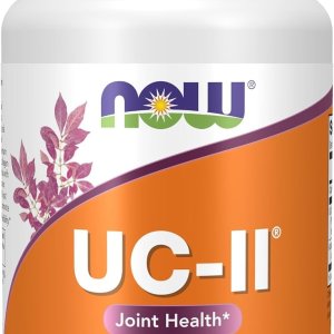 NOW Foods Supplements UC-II Type II Collagen with Undenatured Type II Collagen 120 Veg Capsules