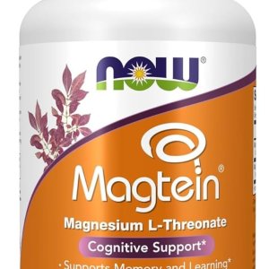 NOW Foods Magtein Magnesium L-Threonate Cognitive Support 90 Veg Capsules